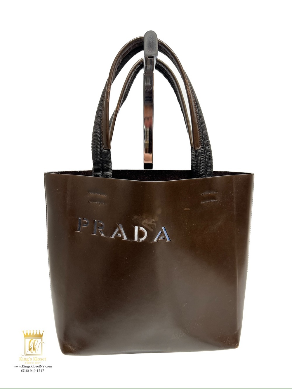 Prada leather tote